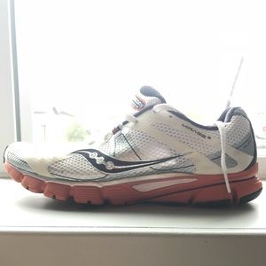 Saucony orange and black Men’s shoes